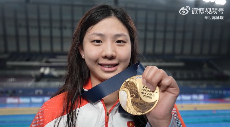 21年等待终揭晓：唐钱婷在多哈世界游泳锦标赛夺