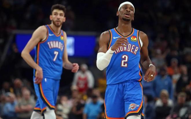 雷霆季后赛首战大胜太阳 布克低迷成关键因素
